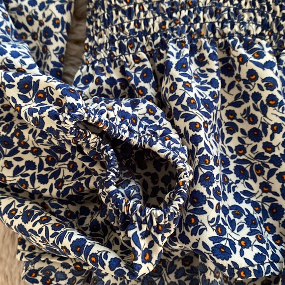 Floral print blouse with winched waist - Picture 5 of 5